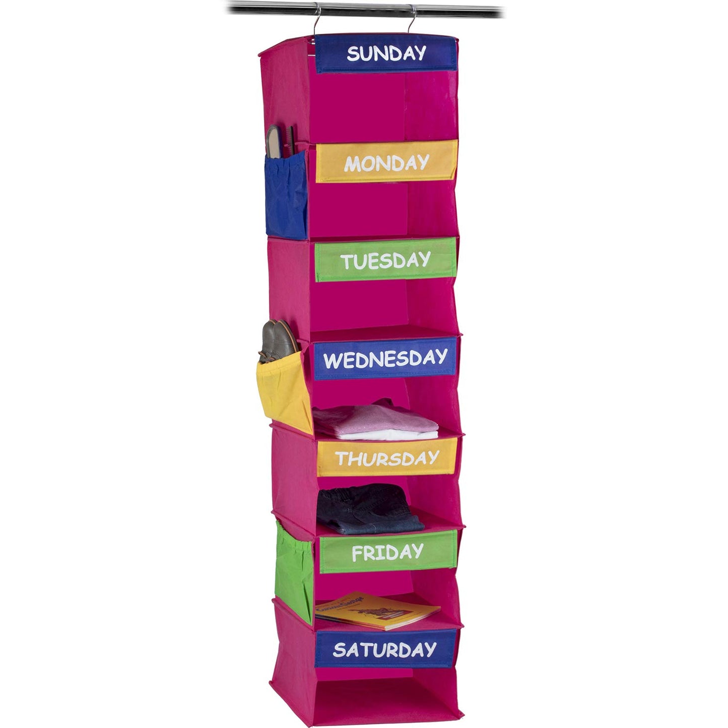 Kids Portable Hanging Daily Activity Organizer 7 shelf