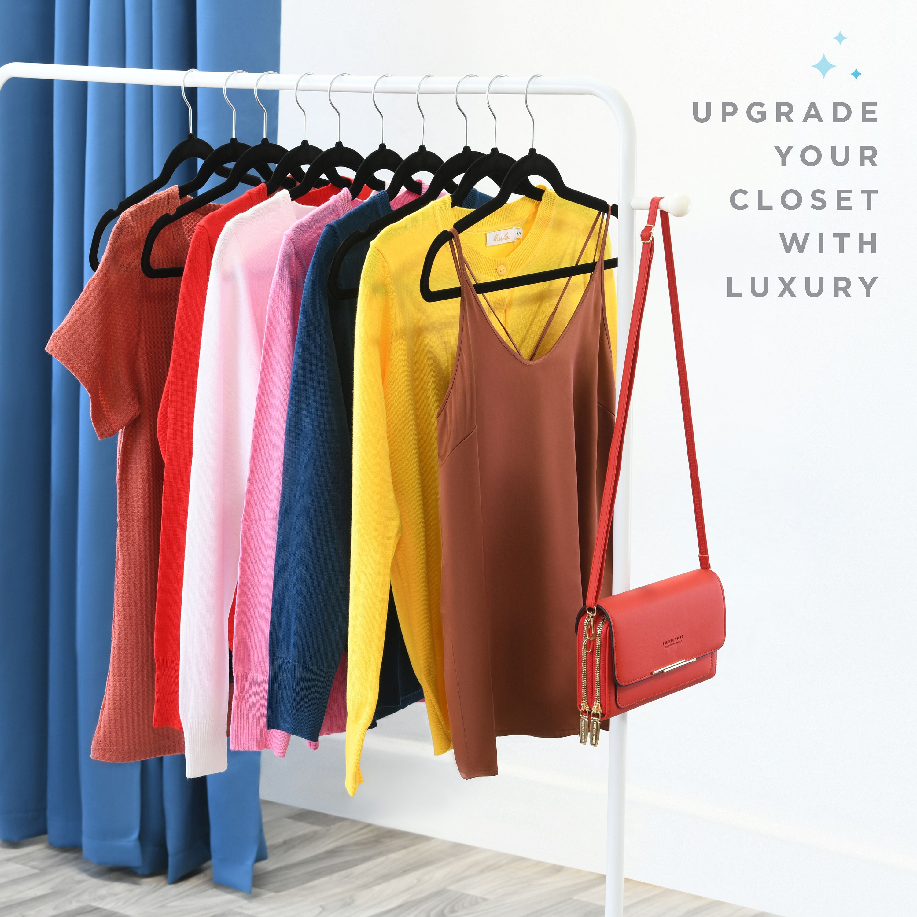 Thin clothes online rack