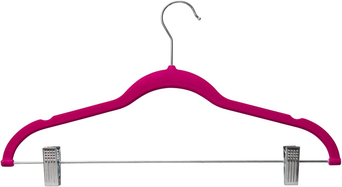 Pink best sale wooden hangers