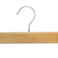 Wooden Skirt Hangers with Clips, 10-Pack
