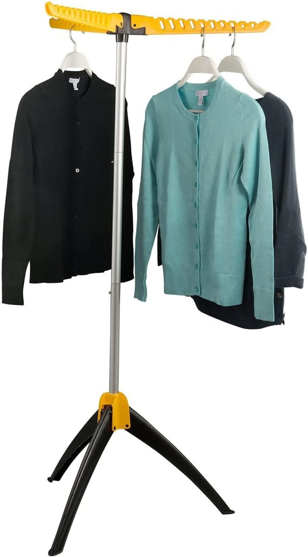 Foldable Clothes Drying Rack in Yellow – A1hangers